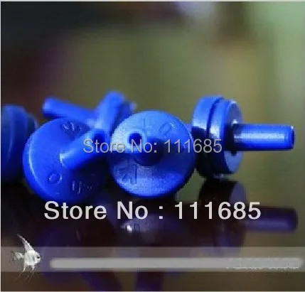 500 шт. синие пластиковые обратные обратный клапаны для аквариумного воздушного насоса, использование для аквариума/аквариума