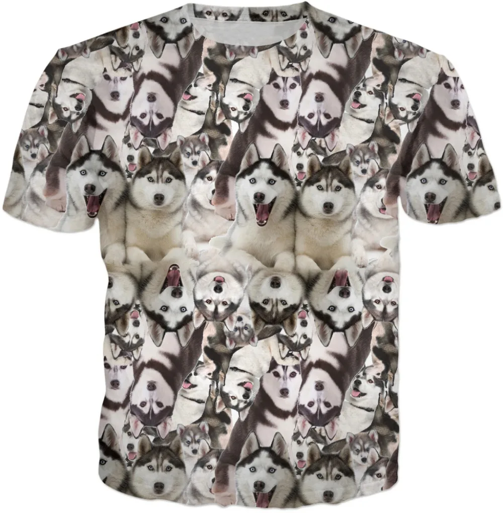 Husky Collage T-shirt