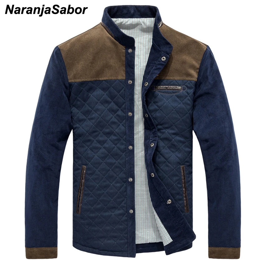 NaranjaSabor Spring Autumn New Men's Casual Jackets Solid Men Patchwork Slim Fit Coats Male Tracksuit Mens Sportswear Men Brand