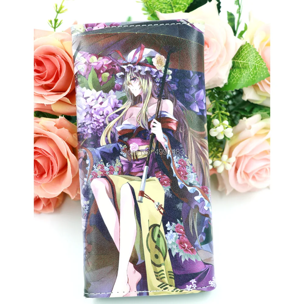 Длинный кошелек клатч из искусственной кожи Yakumo Yukari Аниме TouHou Project|Кошельки| |