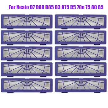 

10 pcs HEPA filters Replacement for Neato Botvac D/Connected Series D7 D80 D85 D3 D75 D5 70e 75 80 85 Vacuum Cleaner Parts