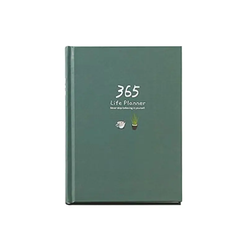 365 дней личный дневник планировщик блокнот ежедневник в твердой обложке офис еженедельный график - Цвет: 2
