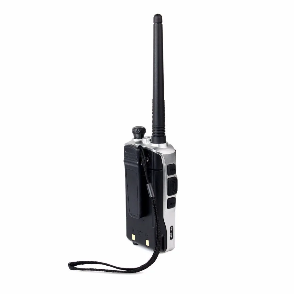 Baofeng F12P Ham Walkie Talkie Двухдиапазонная новая Серебристая портативная рация мощностью