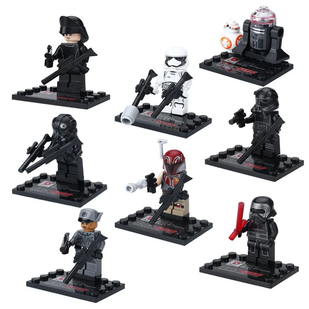 

8pcs Star Wars 7 The Force Awakens Minifigures Building Block Set Kids Toy Gift