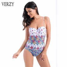 Сексуальные Купальники женщин цельный женский купальник Push Up принт спинки женский Монокини Мягкий Бюстгальтер Приморский треугольные дно S-L