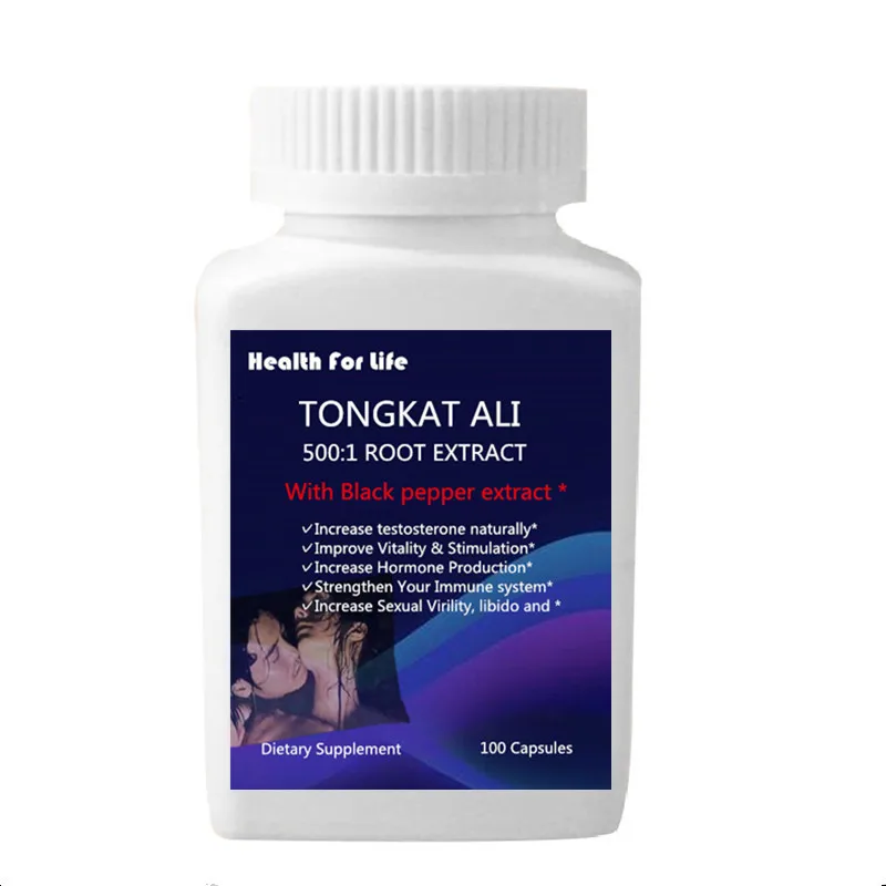 Органический Тонгкат Али 500: 1 экстракт черного перца, увеличивает сексуальность и сильные эрекции, Виагра для мужчин, сделать любовь добавка cekc
