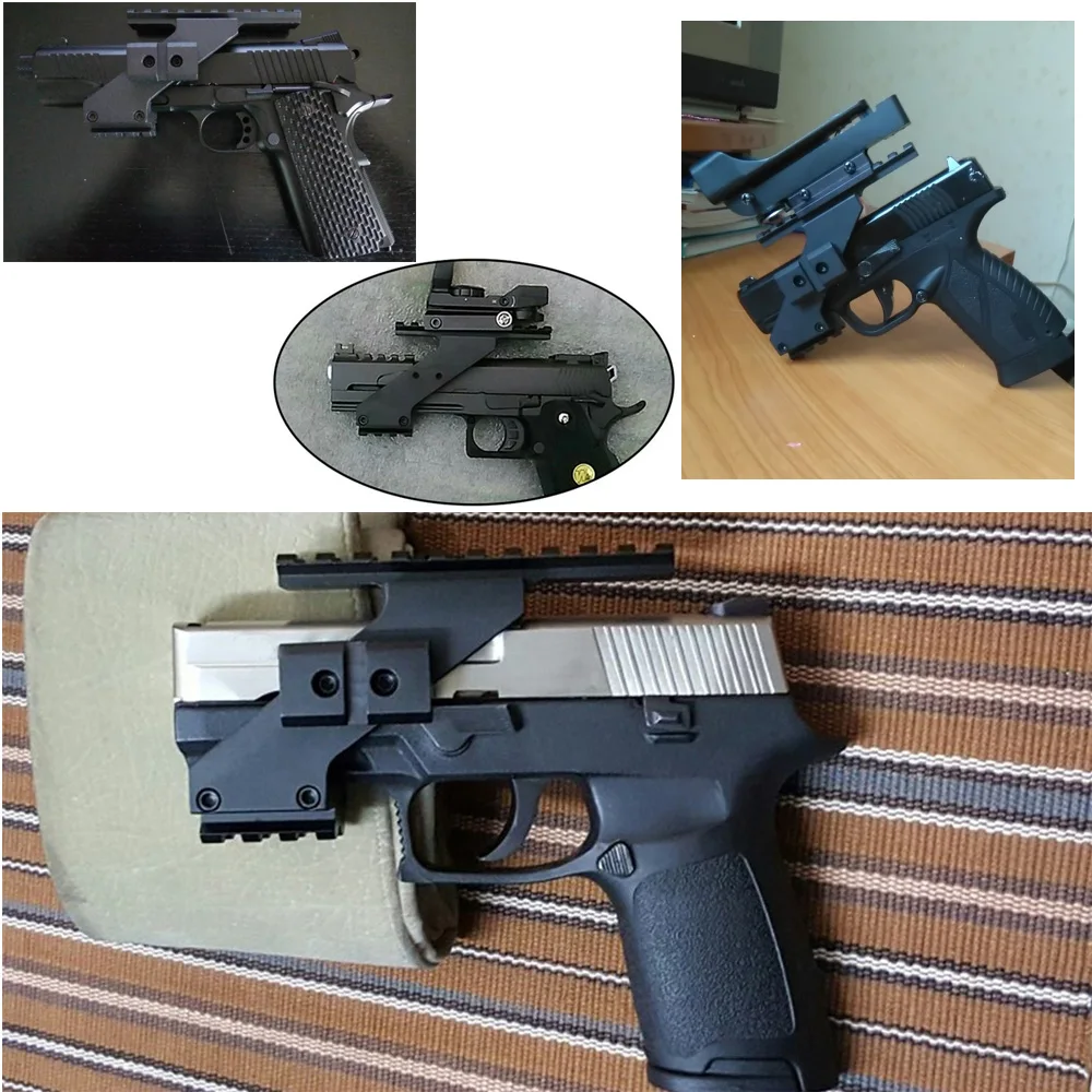 Тактический прицел для Пикатинни верхний и нижний направляющий пистолет Glock 17 19 20