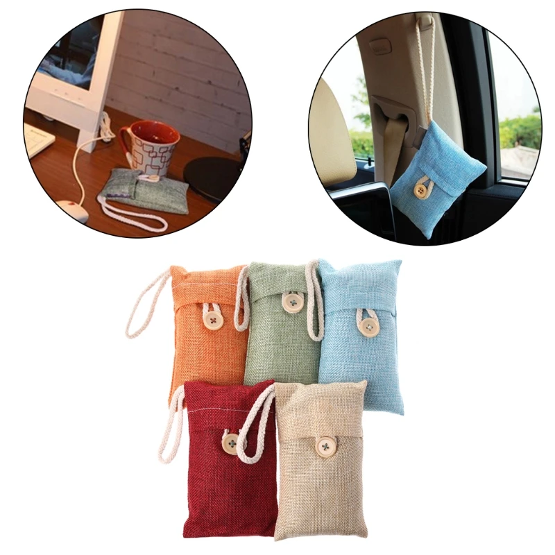 Auto Bamboo Charcoal Activated Carbon Air Freshener Odor Deodorant For