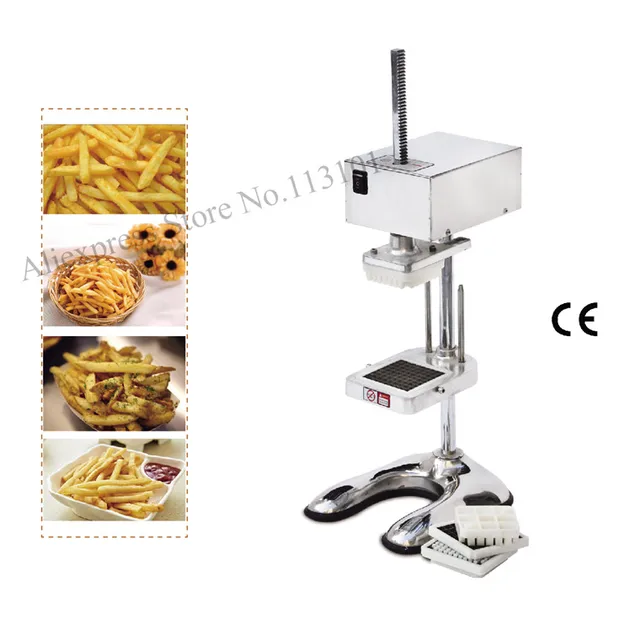 Upright type electric potato chips cutter slicer stainless steel potato