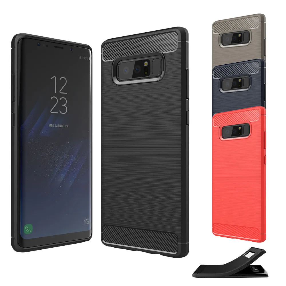 Fashion Soft Silicone Case for Samsung Note 8 case Protective Cover
