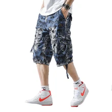 Летние камуфляжные шорты, мужские армейские свободные уличные шорты с камуфляжным принтом, Короткие штаны для мужчин, Pantalones Cortos Hombre