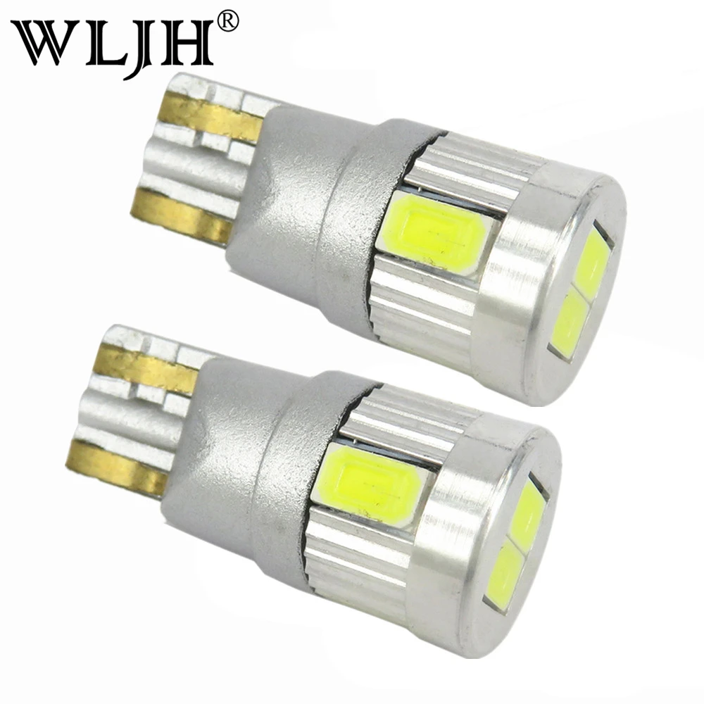 WLJH 2x T10 W5W светодиодный габаритный фонарь дневного света для Kia Rio K2 Ceed K3 K5 RIO FORTE