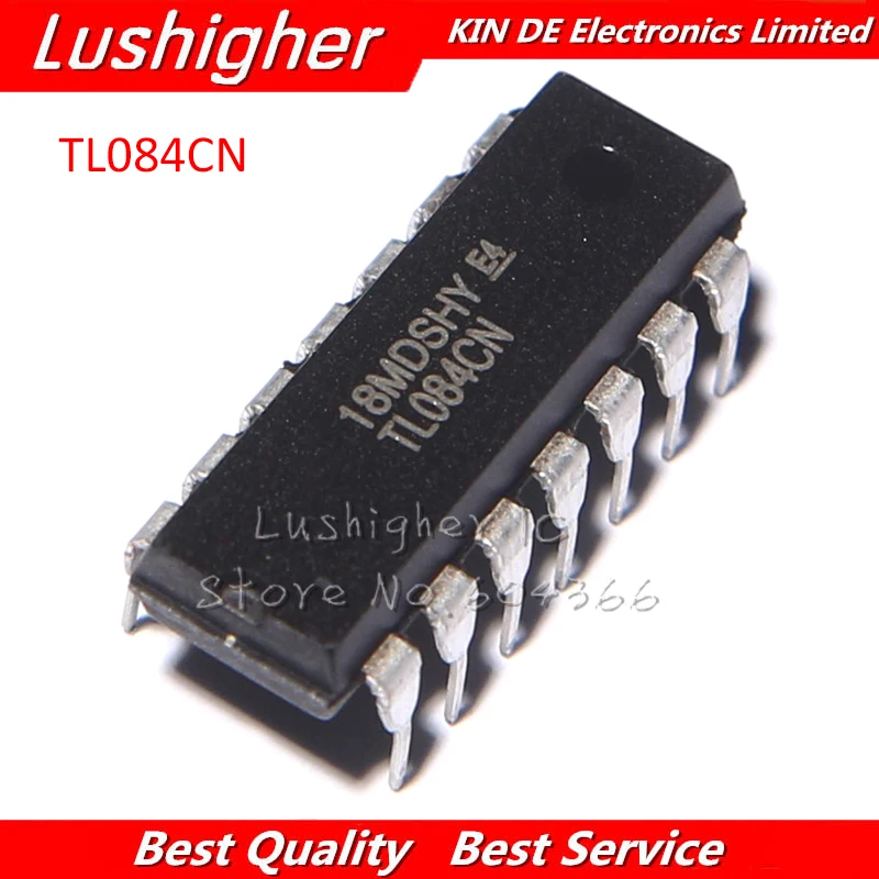 

10pcs TL084CN DIP TL084 DIP-14 Operational Amplifiers IC free shipping
