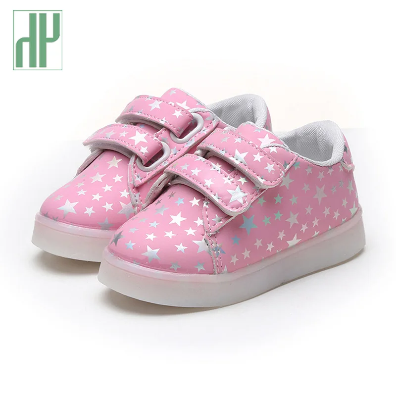 Kids light up shoes 2017 Spring New Kids Casual Shoes With Light Sports font b Boots