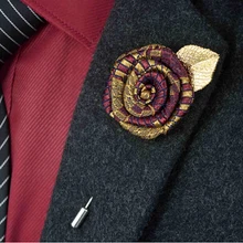 Модная изящная брошь воротник рубашка Lovey Роза корсаж брошь ручной работы Элегантные праздничные подарки на день рождения корейский стиль