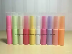 4G 10 цветов Пластиковые PP трубка fo блеск для губ/цвет губ/Губная помада контейнер для воска может использоваться для косметической упаковки