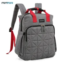 Mommore Водонепроницаемая дорожная сумка для подгузников с пеленальной подушечкой для детской коляски рюкзак для подгузников Сумка для кормления для ухода за ребенком влажная сумка для ребенка