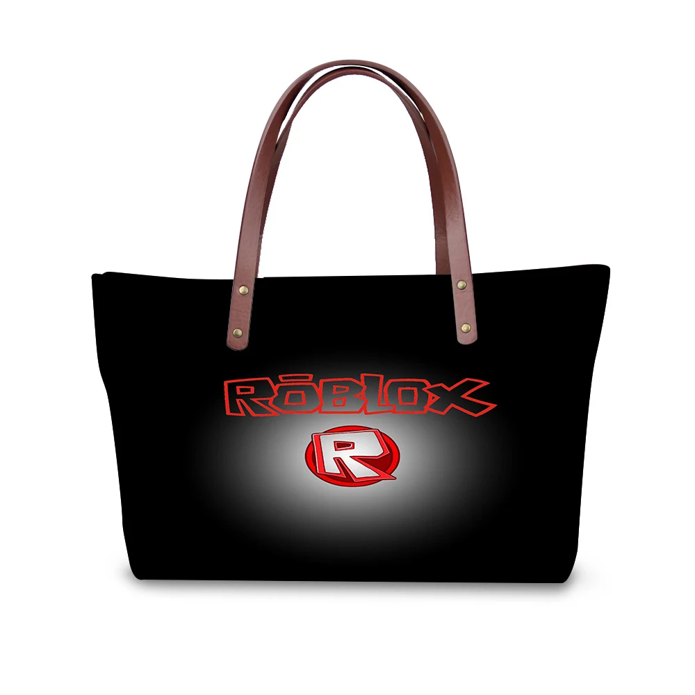

Women Handbags Vintage Shoulder Bags Roblox Games Female Large Totes Figure girls Hand Bag ladies printed bolsas feminina
