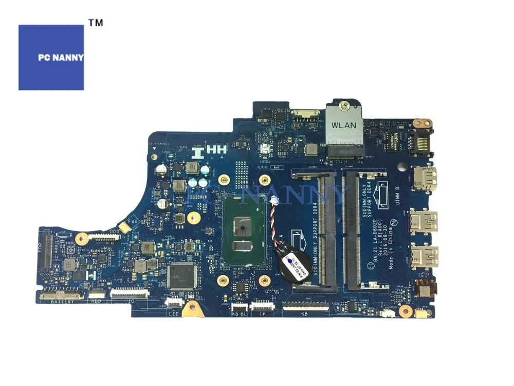 Материнская плата PCNANNY для ноутбука DELL Inspiron 15 5567 5767 материнская DG5G3 0DG5G3 i5-7200U BAL20