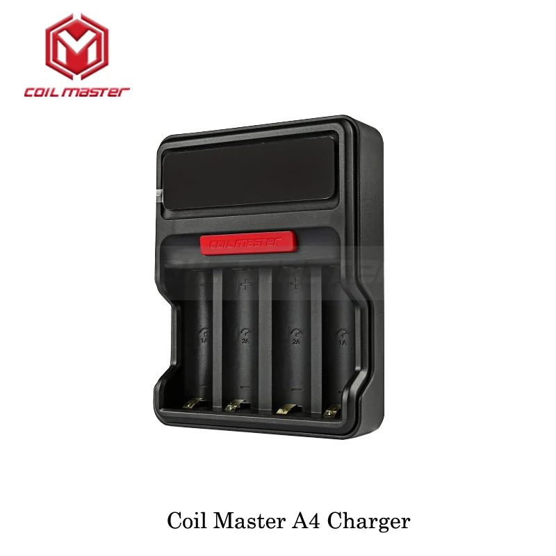 Аутентичная катушка Master A4 зарядное устройство для зарядки 18650 26650 литиевая батарея 4-battery-slot VS Nitecore D4 Intelligent Digi charger