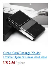 Новая мода Для мужчин Бизнес держатель для карт Алюминиевый футляр для карт памяти Для женщин кредитница, Футляр карты бумажник покрытия кассовых зажим-держатель