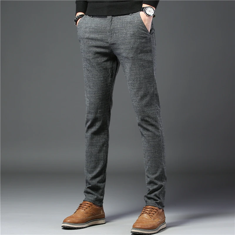 mens skinny wool pants