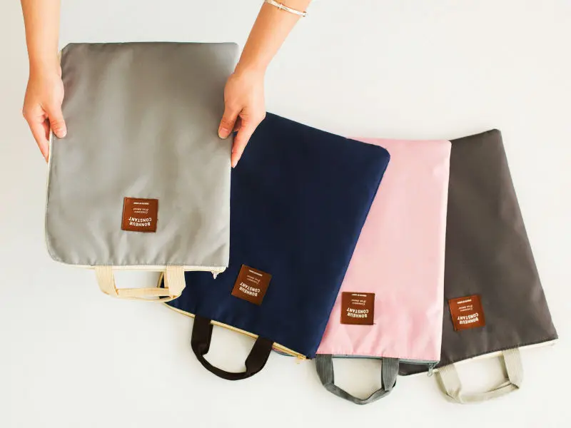 Университет модные сумки элегантный молния многофункциональный документ мешок руки телефон Apple iPad темперамент OXF ord ткани портфель