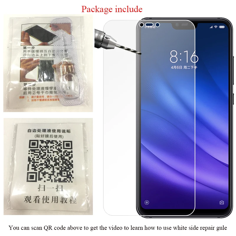 Закаленное стекло для Xiaomi Max 3 Mix 2S 2 Play Mi6X Mi5X Защита экрана Redmi 6A 5 Plus 4X Pro защитная