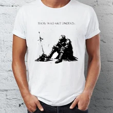 Мужская футболка Dark Souls Bonfire Thu Who're Undead Artsy Gaming Tee