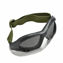 Спортивные очки черные Пейнтбольные очки Тактический CS страйкбол анти туман металлические сетчатые очки защитные очки для глаз 1 шт