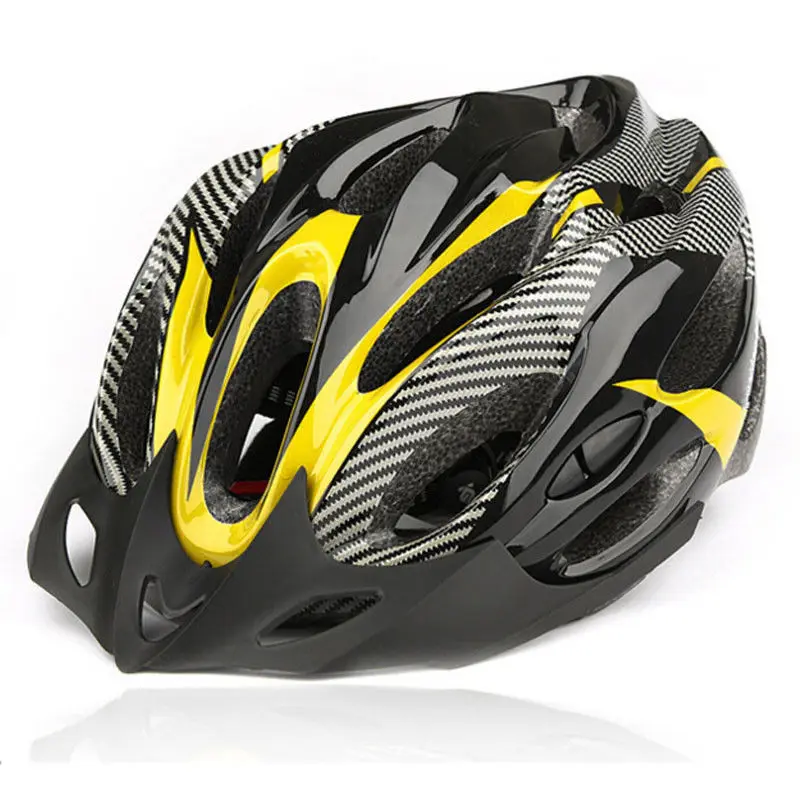 Брендовые Новые велосипедные шлемы матовые черные мужские и женские велосипедные шлемы для горной дороги цельные литые велосипедные шлемы 6 цветов - Цвет: Цвет: желтый