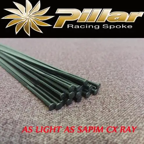 

12pcs PILLAR X-tra 1420 Aero Bladed Spokes with Alloy Nipples