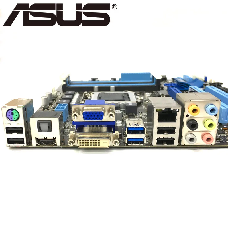 Материнская плата Asus P8H67-M PRO для настольных ПК H67 Socket LGA 1155 i3 i5 i7 DDR3 32G u ATX UEFI биос оригинальная б/у оригинальная материнская плата