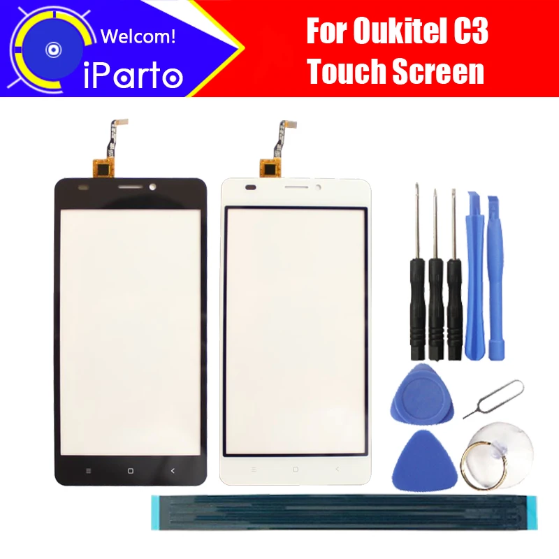 5 0 дюймов Oukitel C3 сенсорный экран стеклянная панель 100% гарантия оригинальная