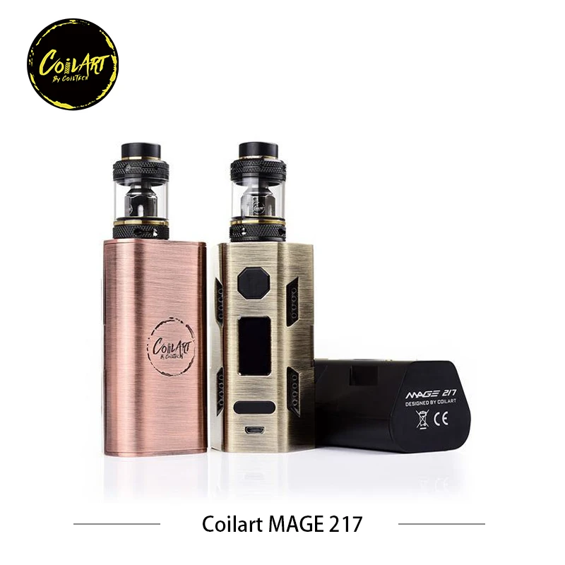 

Original Electronic Cigarettes Kit CoilArt MAGE 217 KIT Vaporizer Box Mod Powered by 21700/20700/18650 battery Electronic Hookah