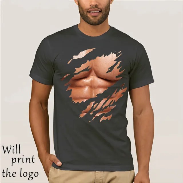 6 Six Pack Muscle ABS Fitness Body building Men Women Unisex T shirt