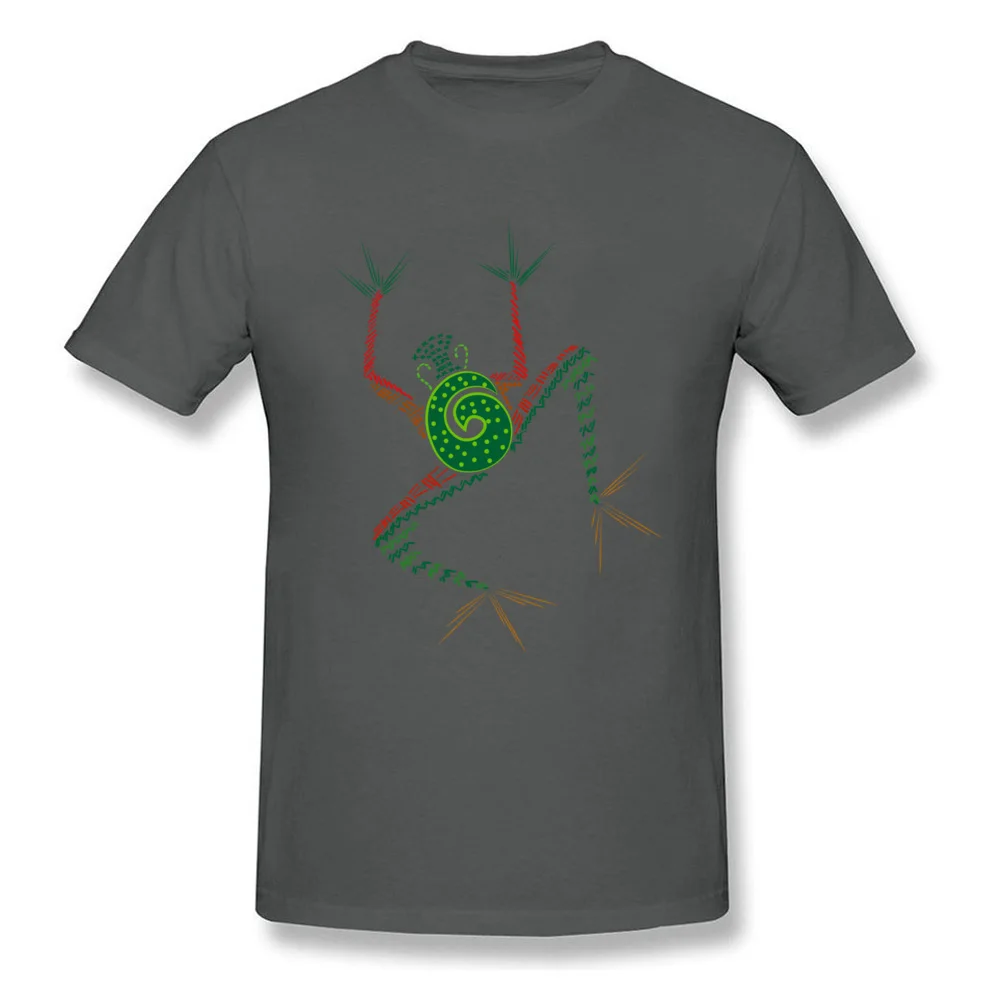 The Tribal frog Round Collar T-shirts Summer Tops & Tees Short Sleeve Funny 100% Cotton Summer Tee Shirt Gift Boy The Tribal frog carbon