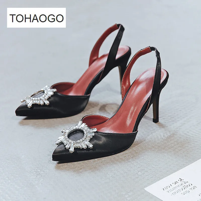 

Fashion sexy summer high heels women's shoes High heel rhinestone sandals Female tip head flower banquet shoes women's sandals