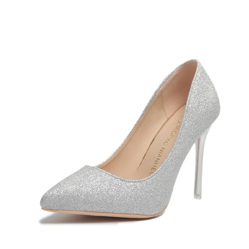 2019 wild single shoes pointed with stiletto heels women