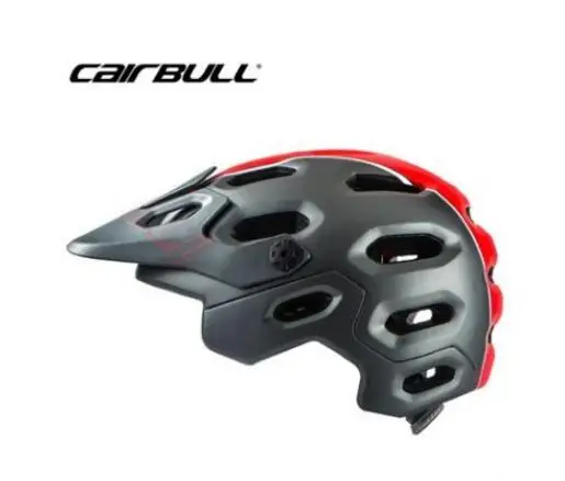 Cairbull rally sprinting велосипедный шлем Casco Ciclismo горный MTB велосипедный Регулируемый Козырек защитный шлем - Цвет: black with red