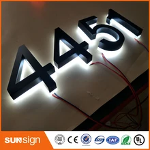 Пользовательские светодиодные цифры дома с подсветкой