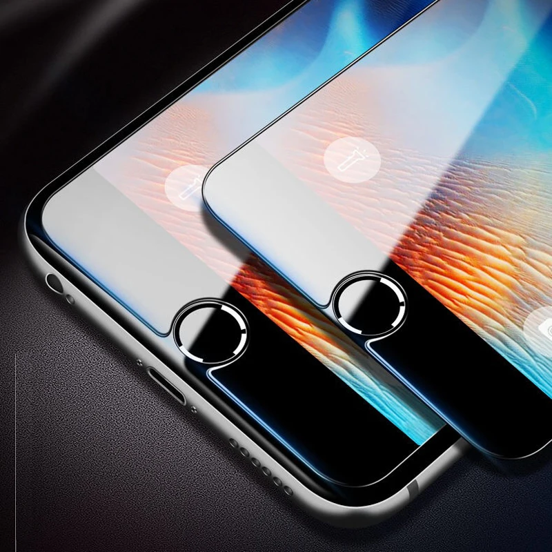 Закаленное стекло для iphone 7 8 X XS Max XR 6 6S 5 5S SE 4 защитная пленка экрана|Защитные
