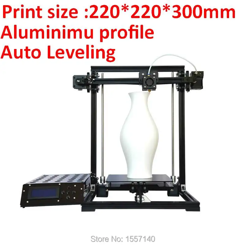 Biggest printing size 220*220*300mm Auto Leveling 3D Printer DIY Kit
