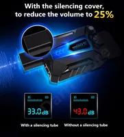 אינץ עבור הנייד קריר ניידים מחברת קירור USB Pad אוויר חיצוני לחילוץ למעבד מאוורר עבור מהירות המחשב מתכוונן 12-17 אינץ (5)