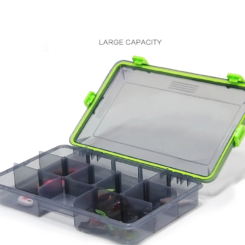 

Multi-Function Fishing Tackle Box Fishing Box Fishing Lure and Hooks Storage Box Carp Fishing Case Accessories Tools Pesca