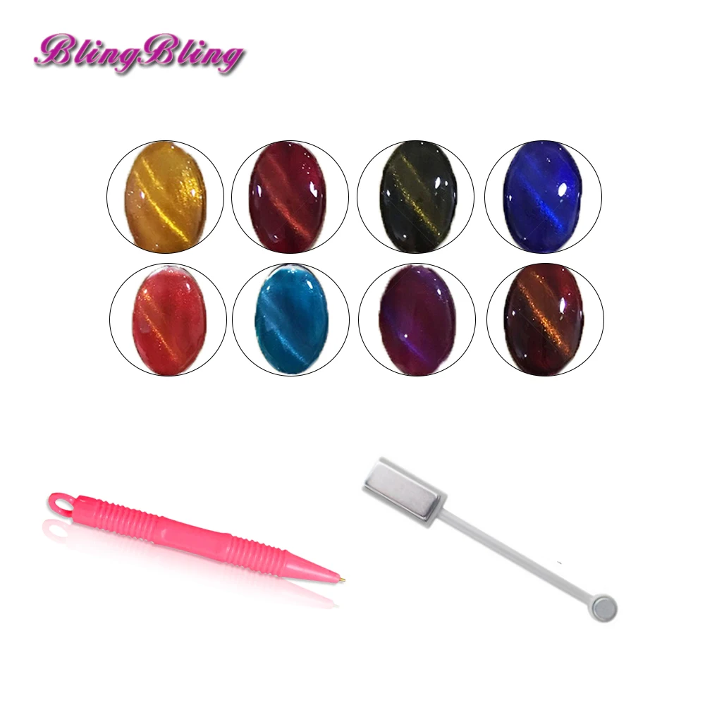 Blingbling новый двойной магнит Товары для кошек Средства ухода век плиты палочка