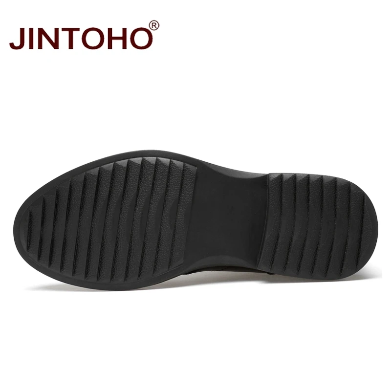 JINTOHO мужские ботинки из натуральной кожи зимние большие размеры|Ботинки| |