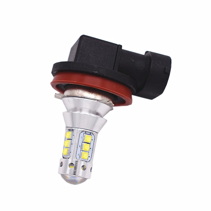 2PCS High Power H8 H11 XBD 16SMD 80W LED Bulbs Extremely Bright for DRL or Fog Lights Xenon White.04