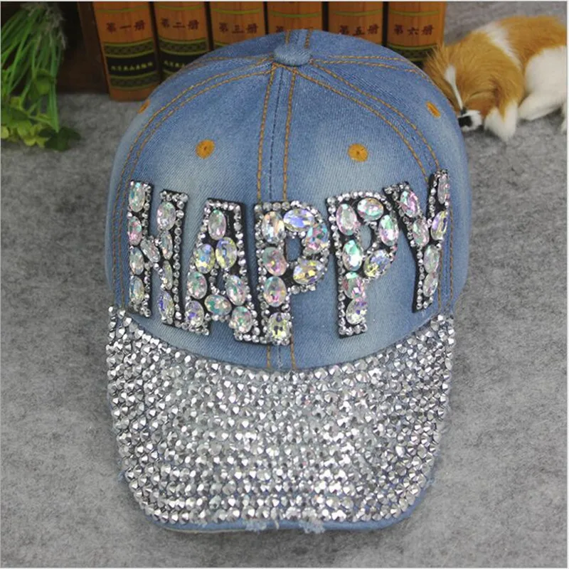 Happy hip hop бейсболка snapback головные уборы для мужчин и женщин унисекс для взрослых для женщин и мужчин мальчик девочка джинсы солнцезащитные шапки