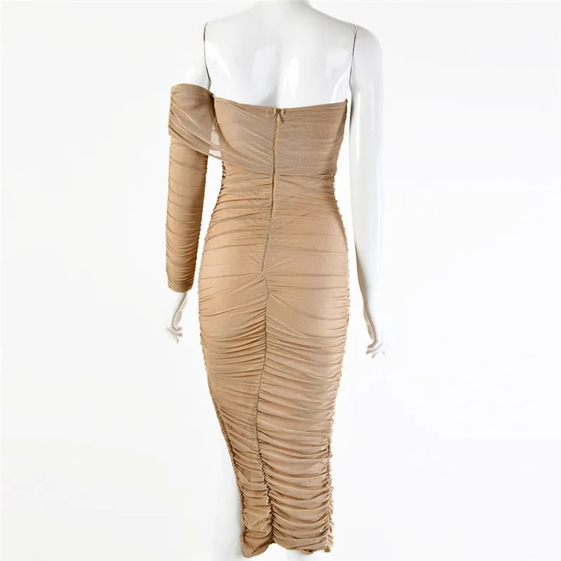 slash neck maxi dress27